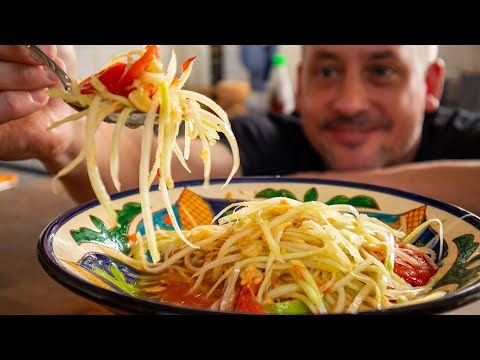 How to Make an Authentic Spicy Thai Green Papaya Salad, Som Tam at Home