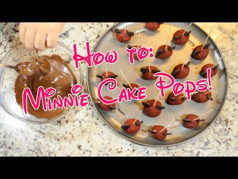 How to: Minnie Cake Pops (Buzzed Style)