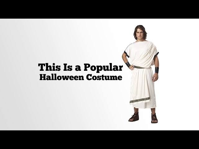 Vídeo relacionado con California Costumes 01593L Disfraz de Personaje Griego Toga tamaño Adulto, gráfico, Blanco/Azul Marino, Grande