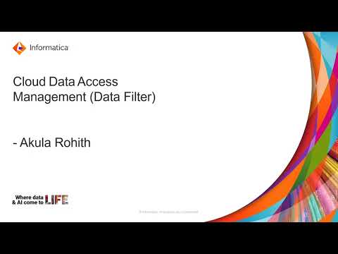 Apply Data Filters in CDAM