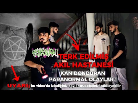 WE RE-ENTERED THE ABANDONED HOSPITAL (UNBELIEVABLE EVENTS) @firatozmen.