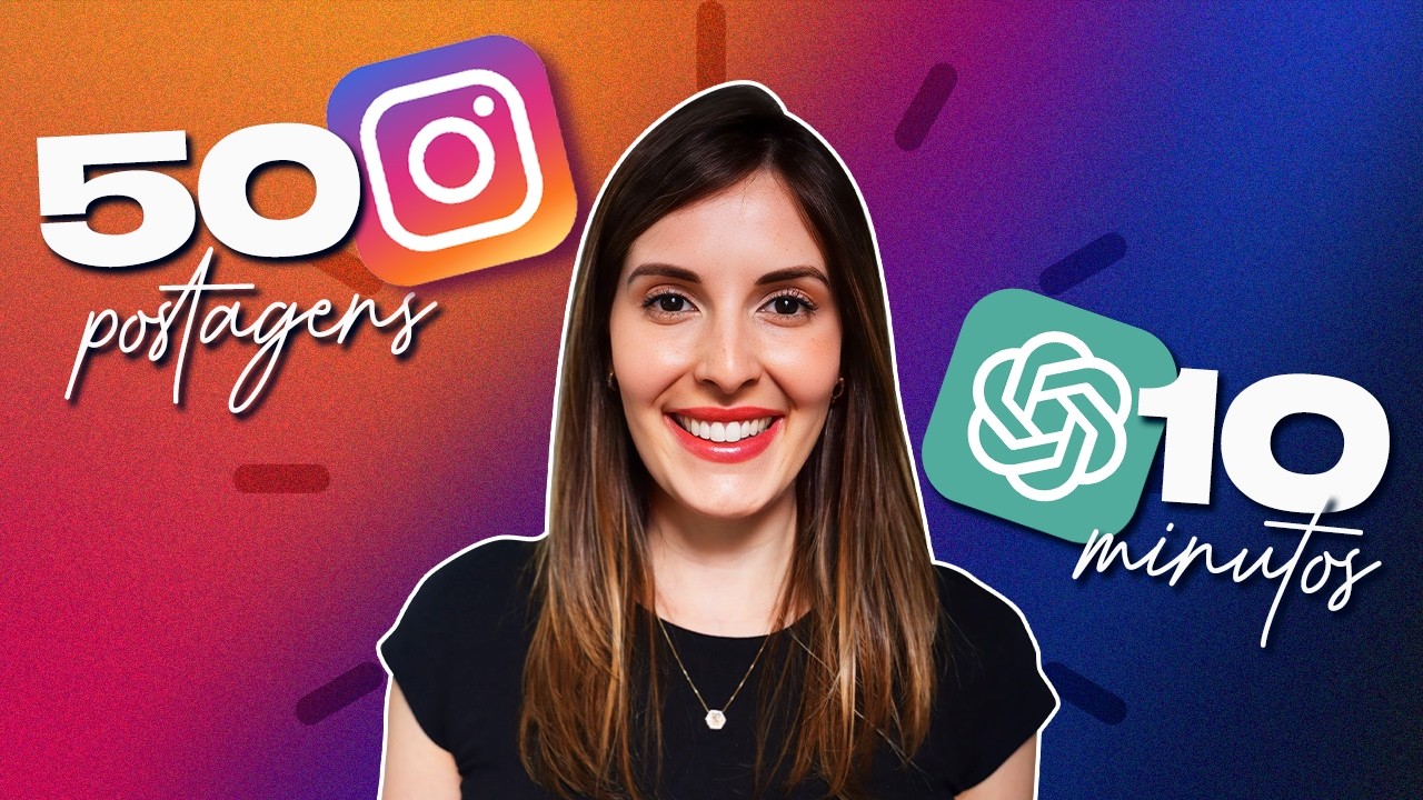 Como Fazer 50 Posts Para Instagram em 10 MINUTOS? | Tutorial GRATUITO