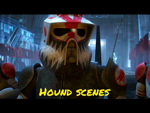 All Sergeant Hound scenes - The Clone Wars