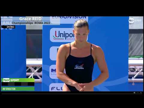 Emilia NILSSON GARIP l Grace REID 3M spingboard l Championships ROME 2022