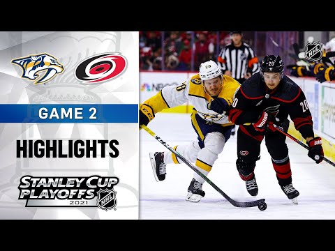 First Round, Gm 2: Predators @ Hurricanes 5/19/21 | NHL Highlights