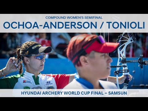Linda Ochoa-Anderson v Marcella Tonioli – compound women's semifinal | Samsun 2018