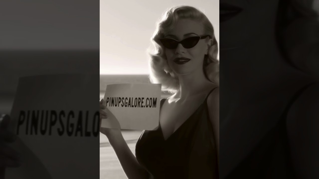 Miss Bombshell Vintage Pinup Poster | WWII Nose Art Style #nostalgia #retrowave