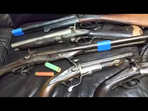Viewer request video 18: pinfire Sawed off shotguns, howdah pistols