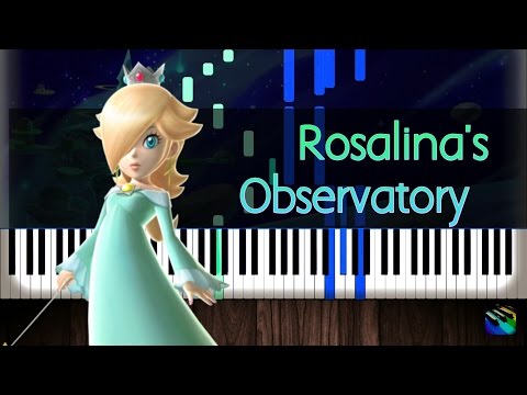 Super Mario Galaxy-Rosalina in the Observatory-Piano Tutorial