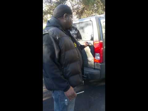 Removing tail lights from a HUMMER H3