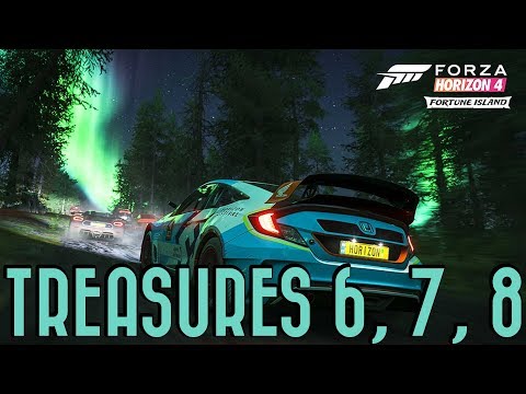Forza Horizon 4 - Fortune Island Treasures 6, 7, & 8 Guide