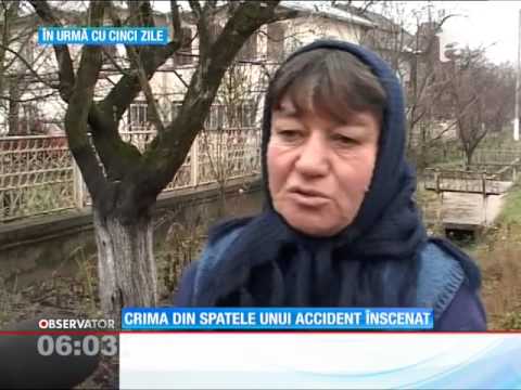 Un accident rutier mortal, complotul unei crime pasionale