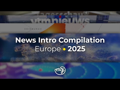 News Intro Compilation Europe 2025