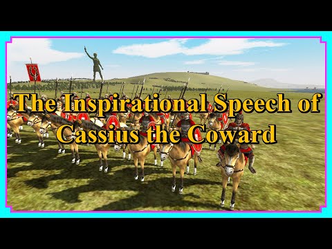Cassius The Coward's Inspirational Speech | Rome Total War #Shorts
