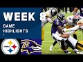Steelers vs. Ravens Week 8 Highlights | NFL 2020