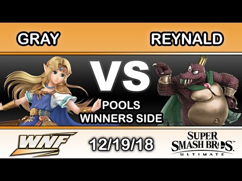 WNF 4.6 - gray (Zelda) Vs. Reynald (King K. Rool) Pools Winners - Smash Ultimate