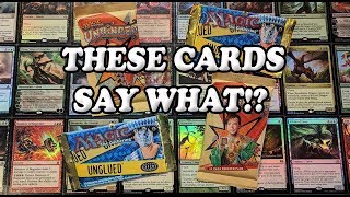 Funniest Magic Cards | Unglued Unhinged Booster Packs