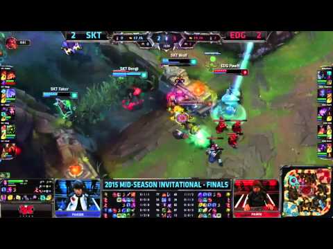 How to turn around a teamfight feat SKT - SKT vs EDG - Mid-Season Invitational - Finals - Game 5