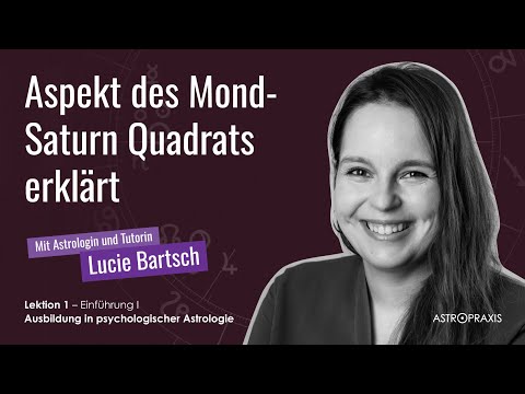Aspekt des Mond-Saturn-Quadrats erklärt