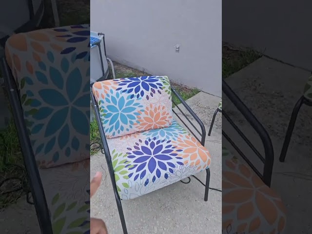 Vídeo relacionado con ViaElayu Fundas Cojines Exterior Jardín 40x40 cm Impermeable Naranja Decorativo Modernas Cuadrado Verano Fundas de Almohada para Patio Balcón Estar Dormitorio Sofá, Juego de 2
