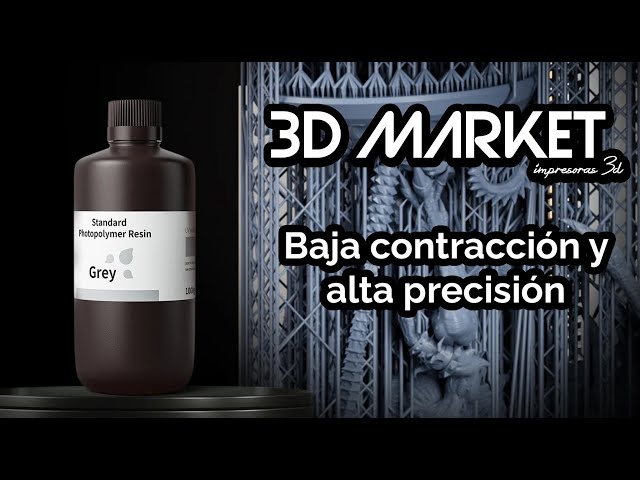 Vídeo relacionado con ELEGOO Resina 3D Gris 1KG, Resina Estándar UV 405nm Curado Rápido Resina Fotopolímero para Impresora 3D/ LCD/DLP