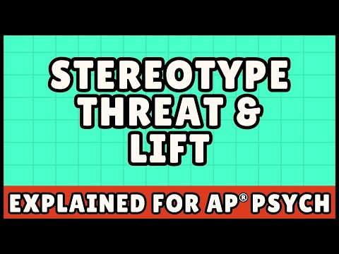 Stereotype Threat & Stereotype Lift (AP Psychology)