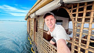 Travel vlog - 24 Hours Living on a Houseboat in India 🇮🇳