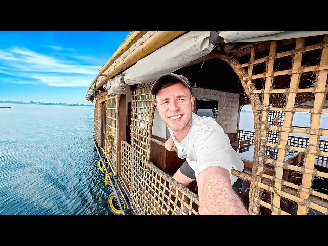 Travel vlog - 24 Hours Living on a Houseboat in India 🇮🇳