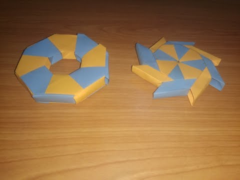 How to make a 3D transforming ninja star