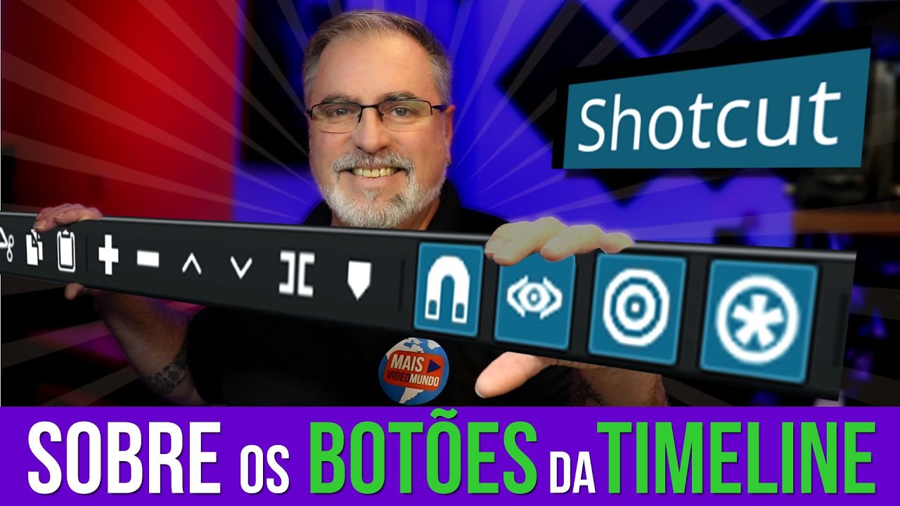APRENDENDO sobre os BOTÕES de EDIÇÃO da TIMELINE do SHOTCUT | Maisvideomundo #117