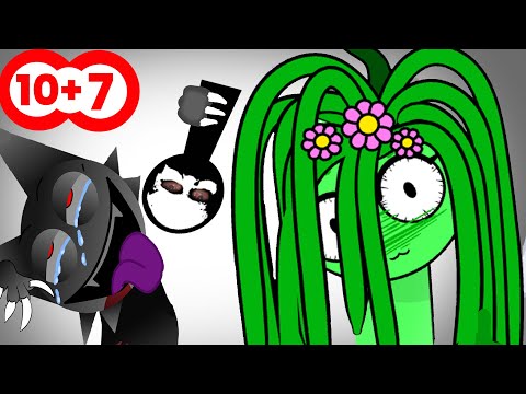Incredibox Sprunki - CREEPY VANERIA Vs Wenda - CREEPY SPRUNKIES! - EP10+1~7 | Cartoon Animation