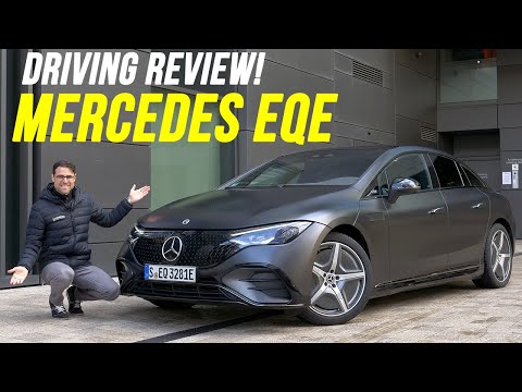 Mercedes EQE 500 AWD AMG-Line driving REVIEW - how good is the electric CLS / E-Class?