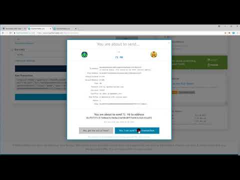 Перевод токенов с MEW и импорт ключа с MEW на метамаск