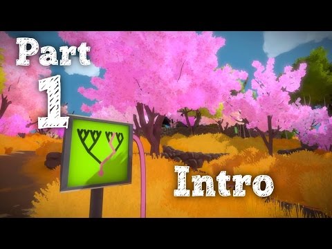 The Witness | Part 1: Intro (Castle & Cherry Tree Puzzles) | 100% Walkthrough