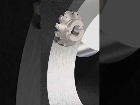 Industries - Valves -  Rough face milling with face mill tools!