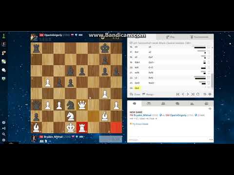 Blitz on Chess.com FM Bryakin Mikhail - GM Oparin Grigoriy