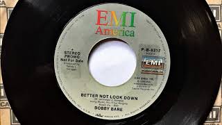 Better Not Look Down , Bobby Bare , 1986