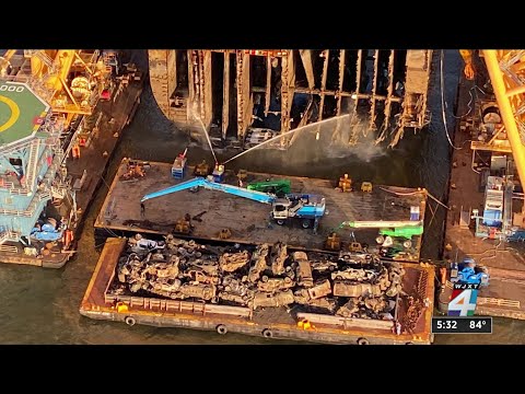 Work to remove last section of Golden Ray continues