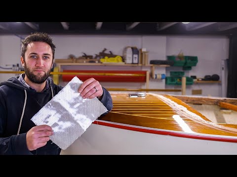 Straightening and Strengthening A Hull With Biaxial Cloth | Healey Boat Restoration Part 2