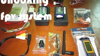 preview picture of video 'Rc plane Fpv system Unboxing  - Rchobbyreview'