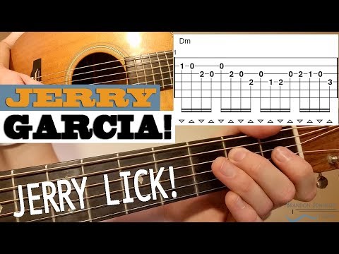 LICK #8 - Jerry Garcia | Bluegrass Guitar Lesson with TAB