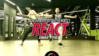 React - Konshens ft Dj Mathematics | Zumba Fitness Choreo