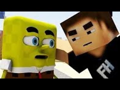 SPONGEBOB IS IN MINECRAFT 2 3D Animation (Reuploaded)