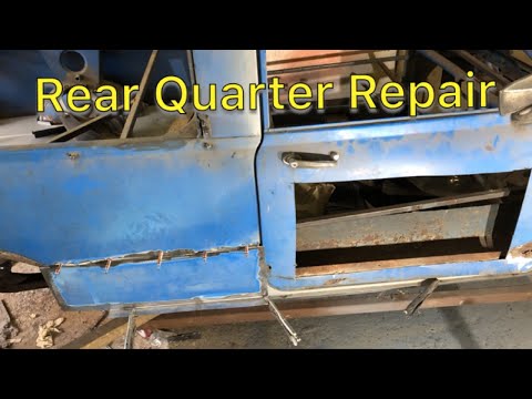 Classic Mini Pickup Restoration Ep14 - Rear Quarter Repair