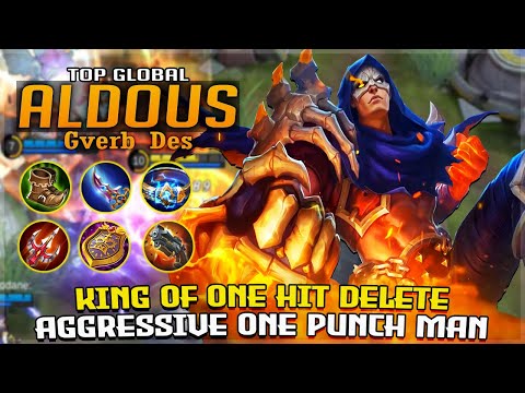 One Hit Delete Aldous Best Build 2020 | Gameplay by Top 1 Global Aldous - Gverb Des | Mobile Legends