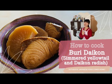 How to cook Buri Daikon (Simmered yellowtail and Daikon radish ブリ大根の英語レシピ) : Receta japonés