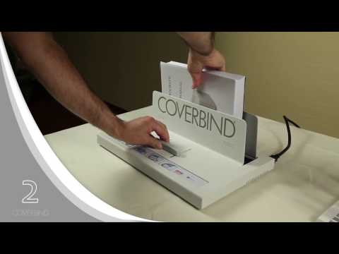 Coverbind 5000 HowTo Bind wider spine width documents