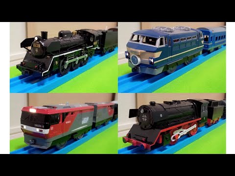 【改造プラレール】これまでに改造、製作した牽引列車を走らせてみた