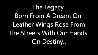 Black Veil Brides - Legacy Lyrics Video