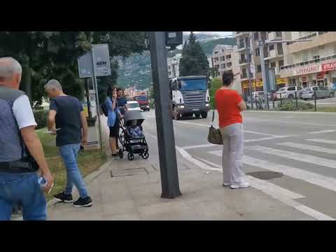 Exploring Budva's Historic Charm: A Walk from Old Town to the Bus Station in Montenegro